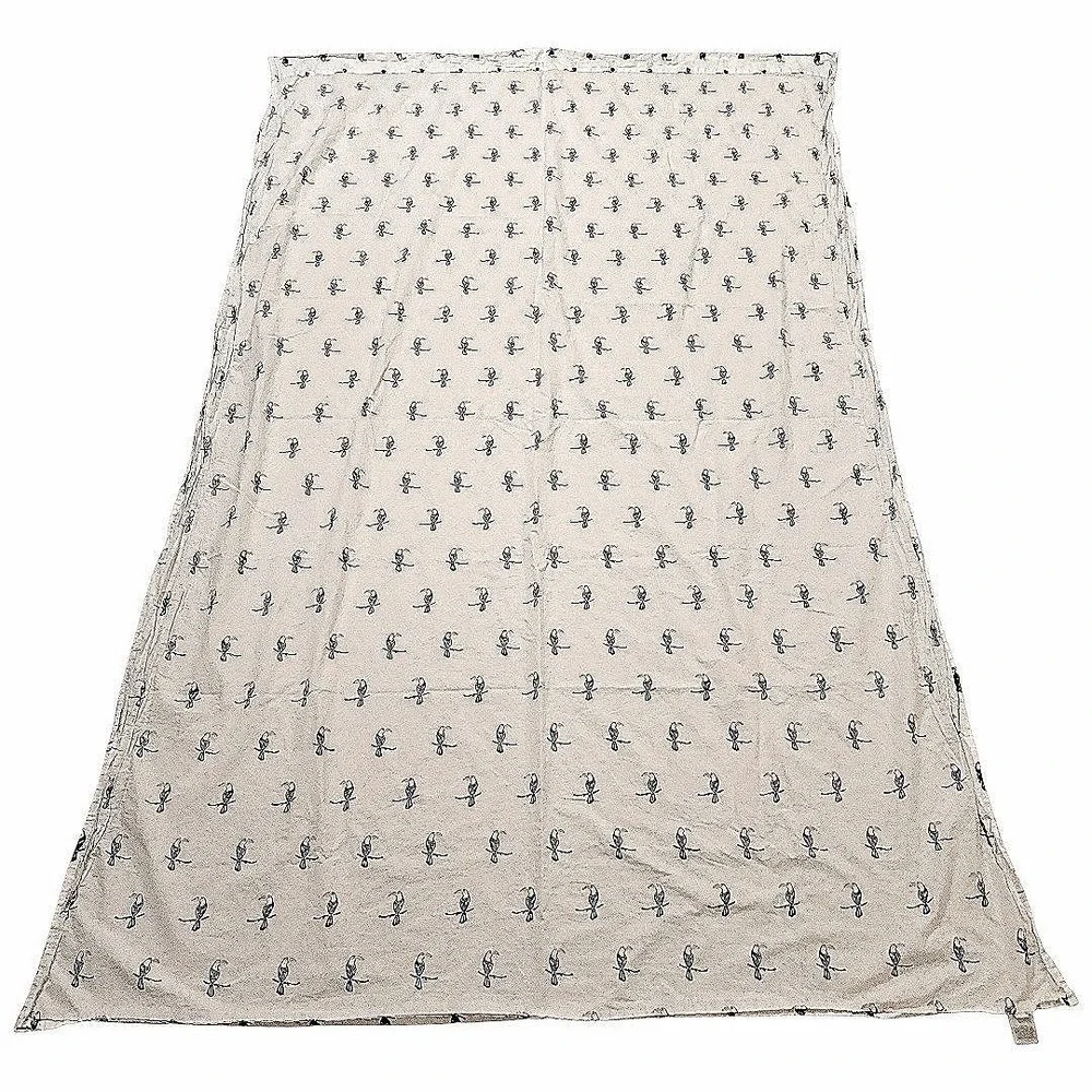 Martha‎ Stewart Flat Sheet Twin WHIM Toucan Bird Kids White Tropical Cotton Bed